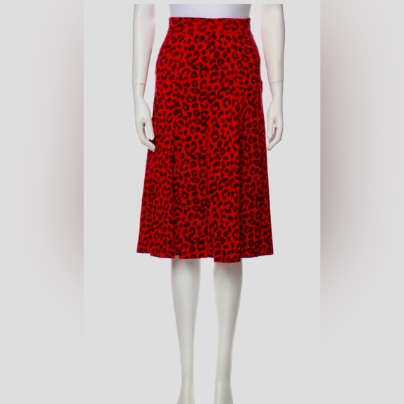 NWT Gucci Leopard Print Skirt - Picture 4 of 12